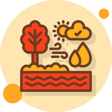 sıcak hava ikonu vektör illüstrasyonu