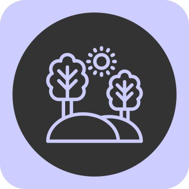 Vektör Ağacı Simgesi illüstrasyonu