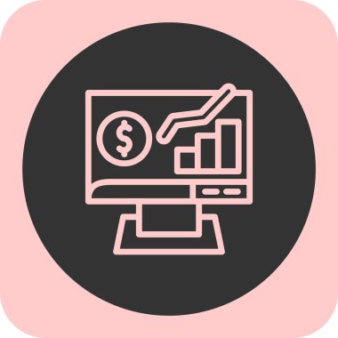 izleyici ikon vektör illüstrasyonu