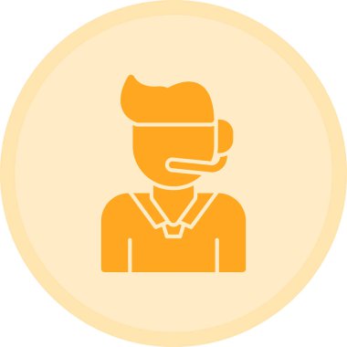 Bir kadın simgesinin vektör illüstrasyonu