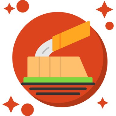 Bir simgenin vektör illüstrasyonu