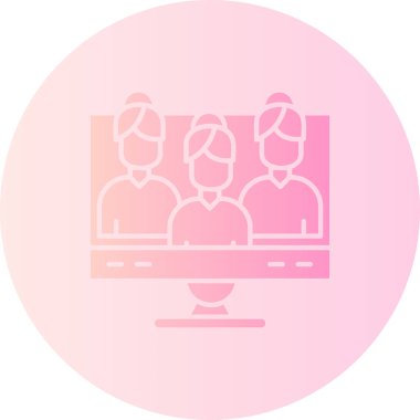 İş simgesinin vektör illüstrasyonu