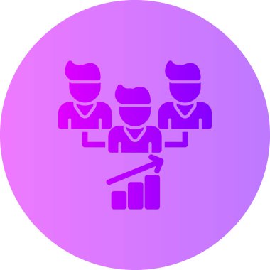 İş ve finans simgesinin vektör illüstrasyonu