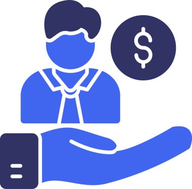 iş simgesi, vektör illüstrasyonu basit tasarım