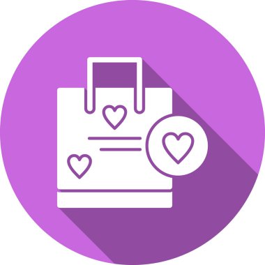 alışveriş poşeti vektör çizgisi simgesi