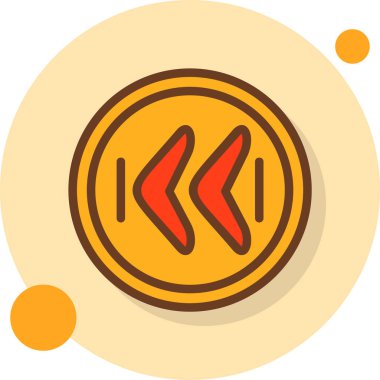 Kırmızı ve sarı bir arkaplanın vektör çizimi