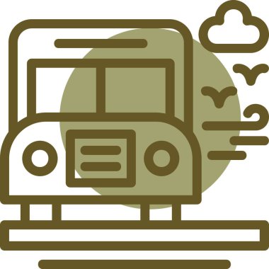 Bulut hesaplama simgesi vektör illüstrasyonu