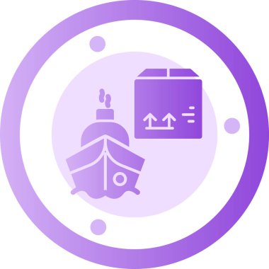 Tekne. Web simgesi basit illüstrasyon