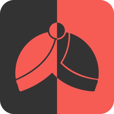 Düz stil kanser kurdele ikonu