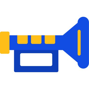 Bir mavi ve beyaz renk simgesinin vektör illüstrasyonu