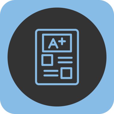 Belge simgesinin vektör illüstrasyonu