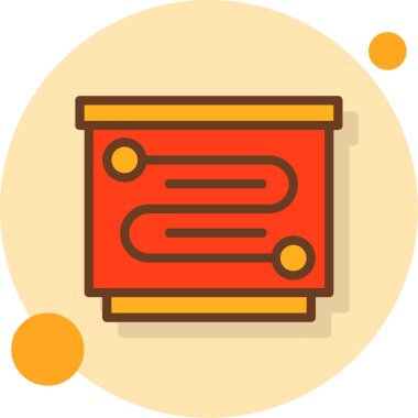 Gaz. Web simgesi basit illüstrasyon