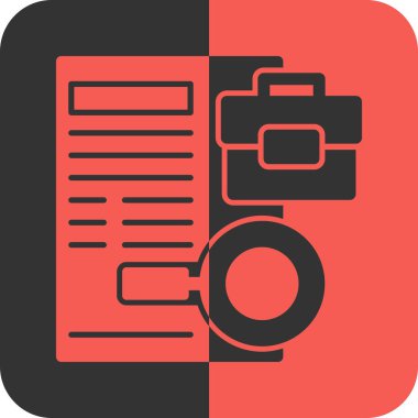 Belge. Web simgesi basit illüstrasyon