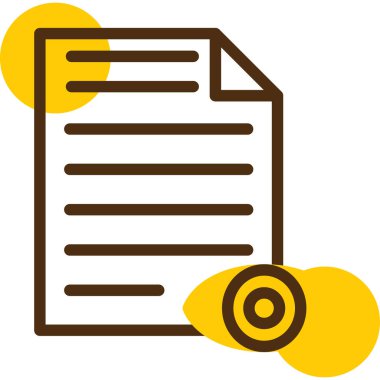 Dosyanın vektör illüstrasyonu