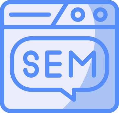 seo modern simgesinin vektör illüstrasyonu