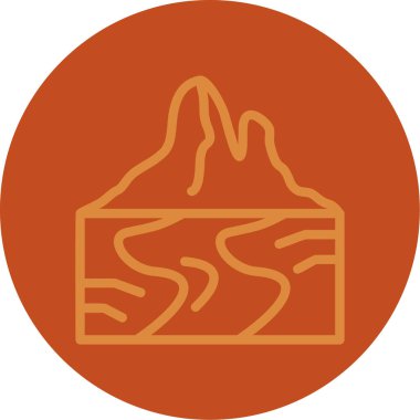 Eşsiz ekmek vektörü simgesi