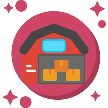 araba tamir servisi simgesi düz stil