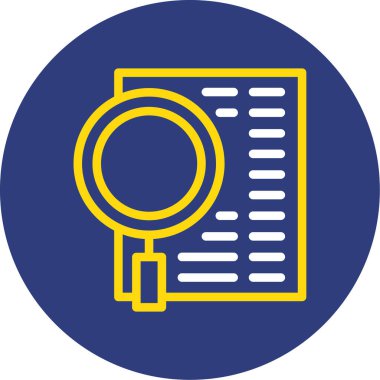 vektör Arama Simgesi illüstrasyonu