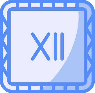 Tek bir simgenin vektör illüstrasyonu