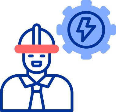 Güç. Web simgesi basit illüstrasyon