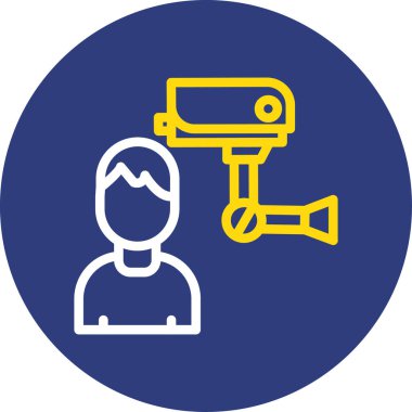 CCTV simge vektör çizim