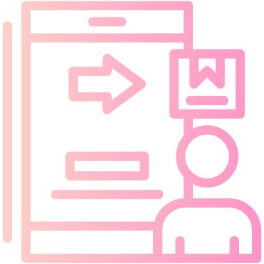 Ağ simgesi. Basit resimleme