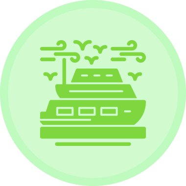 Tekne. Web simgesi basit illüstrasyon