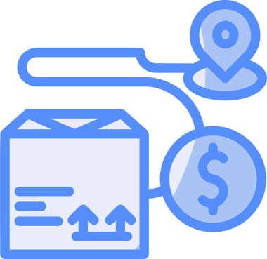 konum. Web simgesi basit illüstrasyon