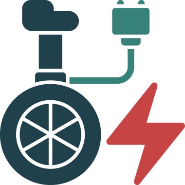 elektrikli bisiklet elektrik simgesi