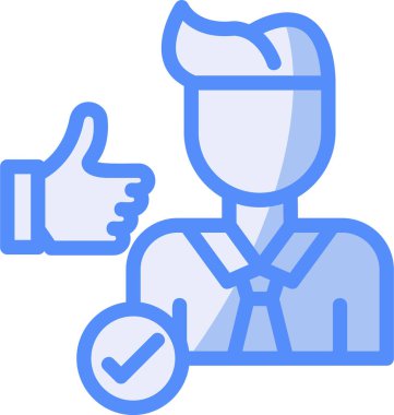 İş dünyasında iş denetimi simgesi - yönetim kategorisi