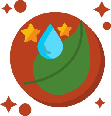 su damlası simgesi, illüstrasyon