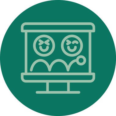 Maskeli bir adamın vektör simgesi