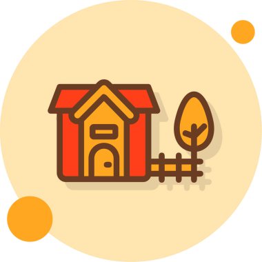 Ev. Web simgesi basit tasarım