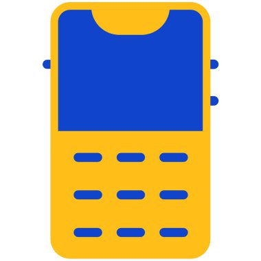 - Telefon. Web simgesi basit illüstrasyon