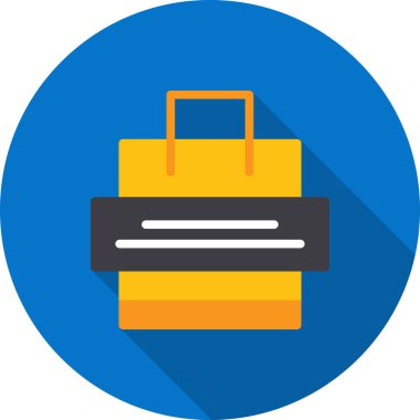 torba vektör düz simgesi