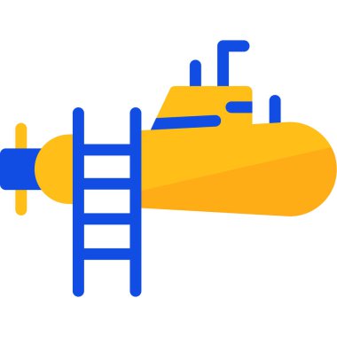 Gemi. Web simgesi basit illüstrasyon