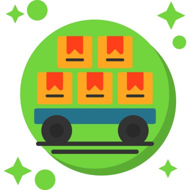 ulaşım otobüs düz simgesi