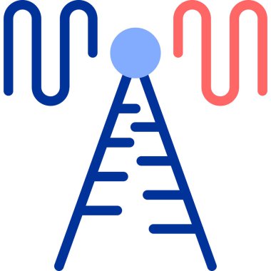 Uydunun bir simgesinin vektör çizimi