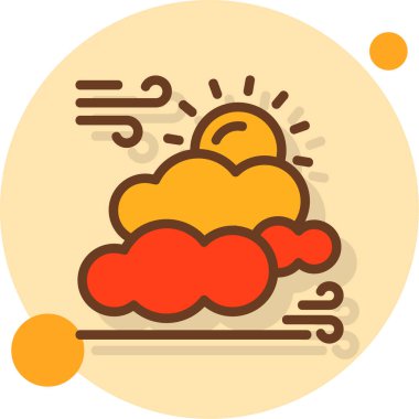 Hava simgesinin vektör illüstrasyonu