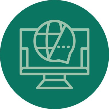 Vektör Genel Ağ simgesi