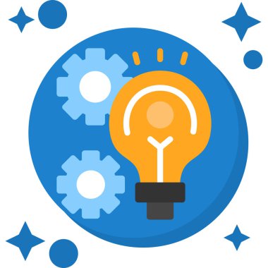 ampul fikir yaratıcı simgesi