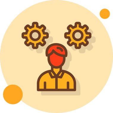 dişli simgesi vektör illüstrasyonu