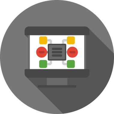 Web düz renk simgesi