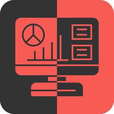 seo modern simgesinin vektör illüstrasyonu