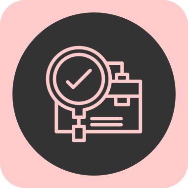 İşaretleme simgesinin vektör çizimi