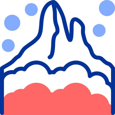 El çizimi renk resimlemesi arkaplanda izole edildi