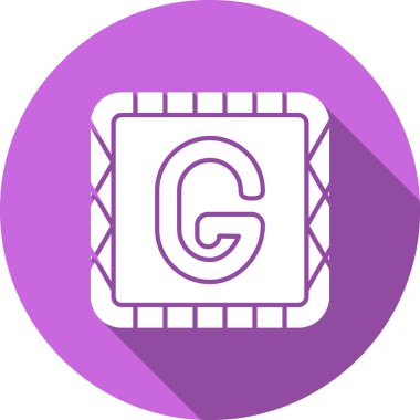 Modern b 'nin vektör illüstrasyonu eksik simgesi