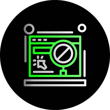 Benzersiz para simgesi vektör illüstrasyonu