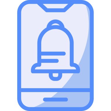 Çan simgesi, vektör çizimi