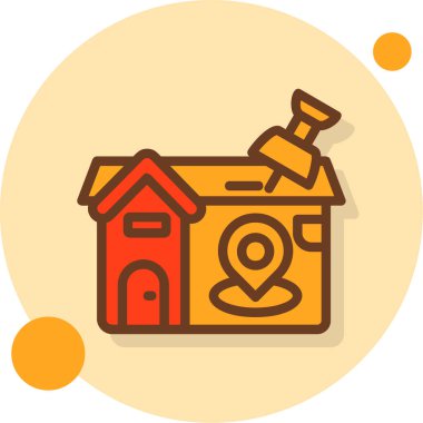 ev simgesi vektör illüstrasyonu